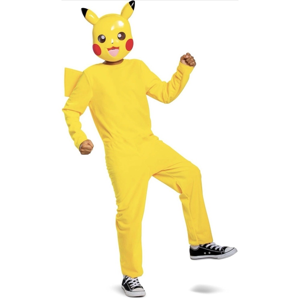 Pokemon Pikachu Halloween Costume Jumpsuit Brand New Size Kids Medium 7-8